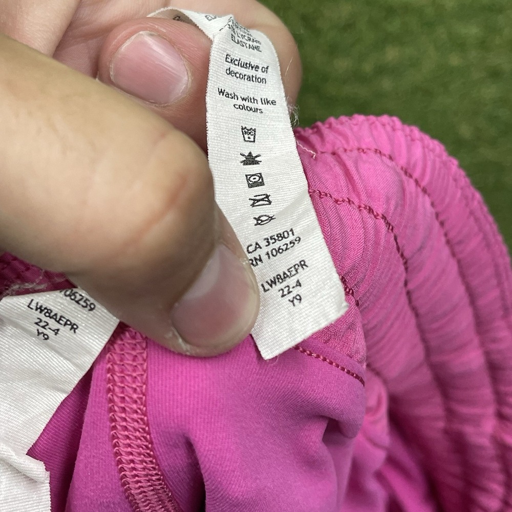 Lululemon Hotty Hot High Rise Skirt Womens 12 Sonic Pink Tennis Workout Gym - Picture 5 of 7